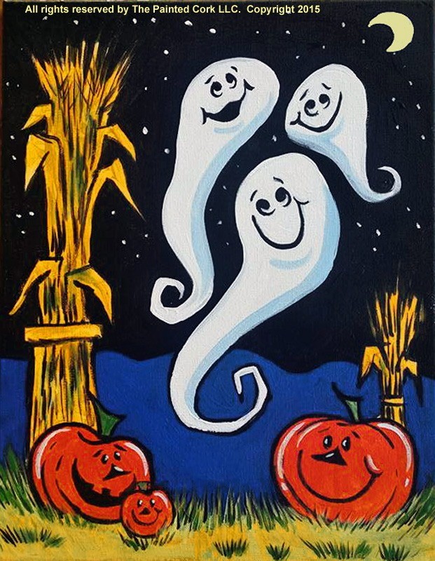 621x800 View All Painting Class Portfolio Pieces Of The Painted Cork - Cartoon Pictures Painting