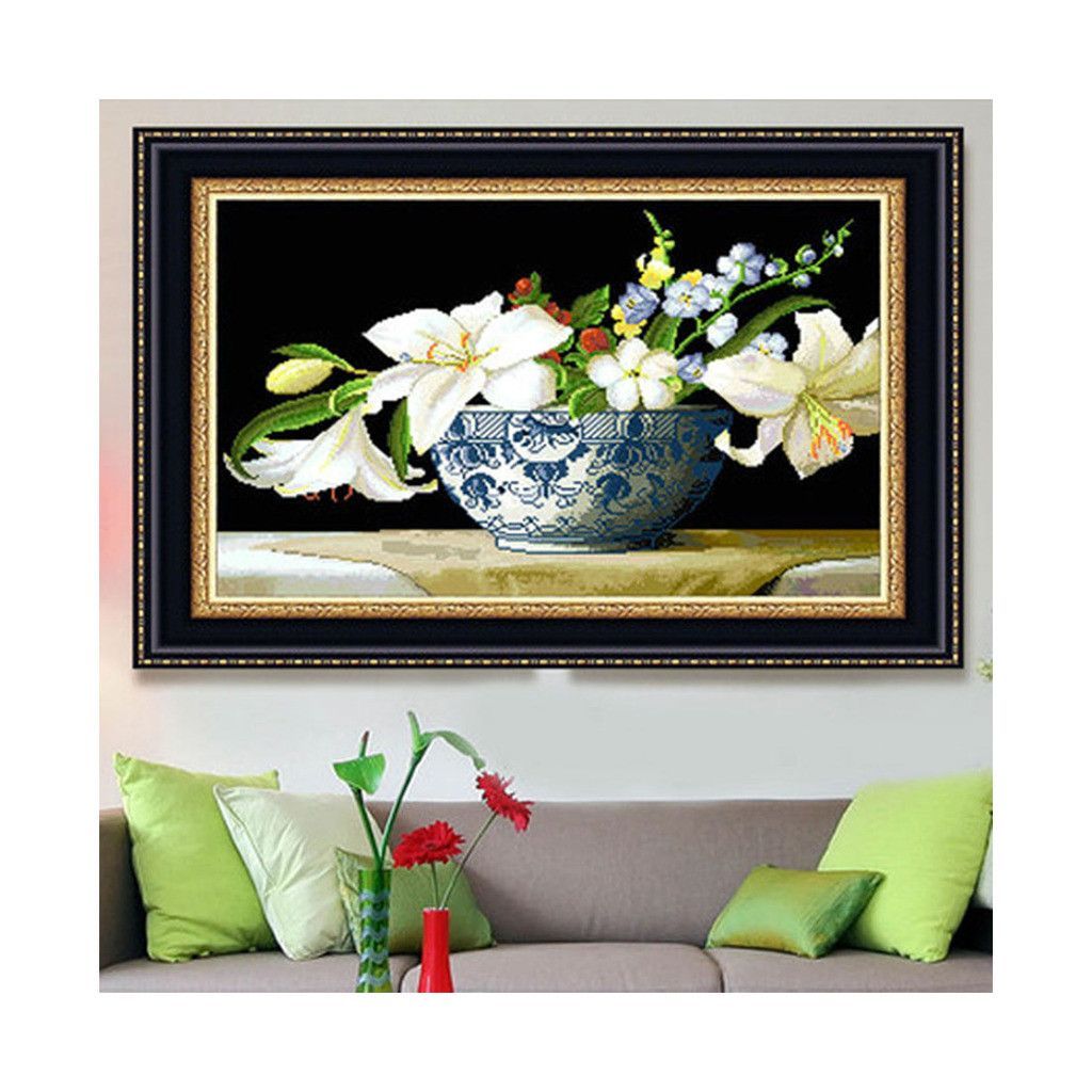 1024x1024 5d Diamond Painting Round Diamond Magic Cube Diamond Lilium Casa - Casa Blanca Painting