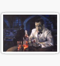 210x230 Casablanca Painting Amp Mixed Media Stickers Redbubble - Casa Blanca Painting