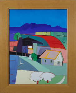 244x300 Ali Golkar - Casa Blanca Painting