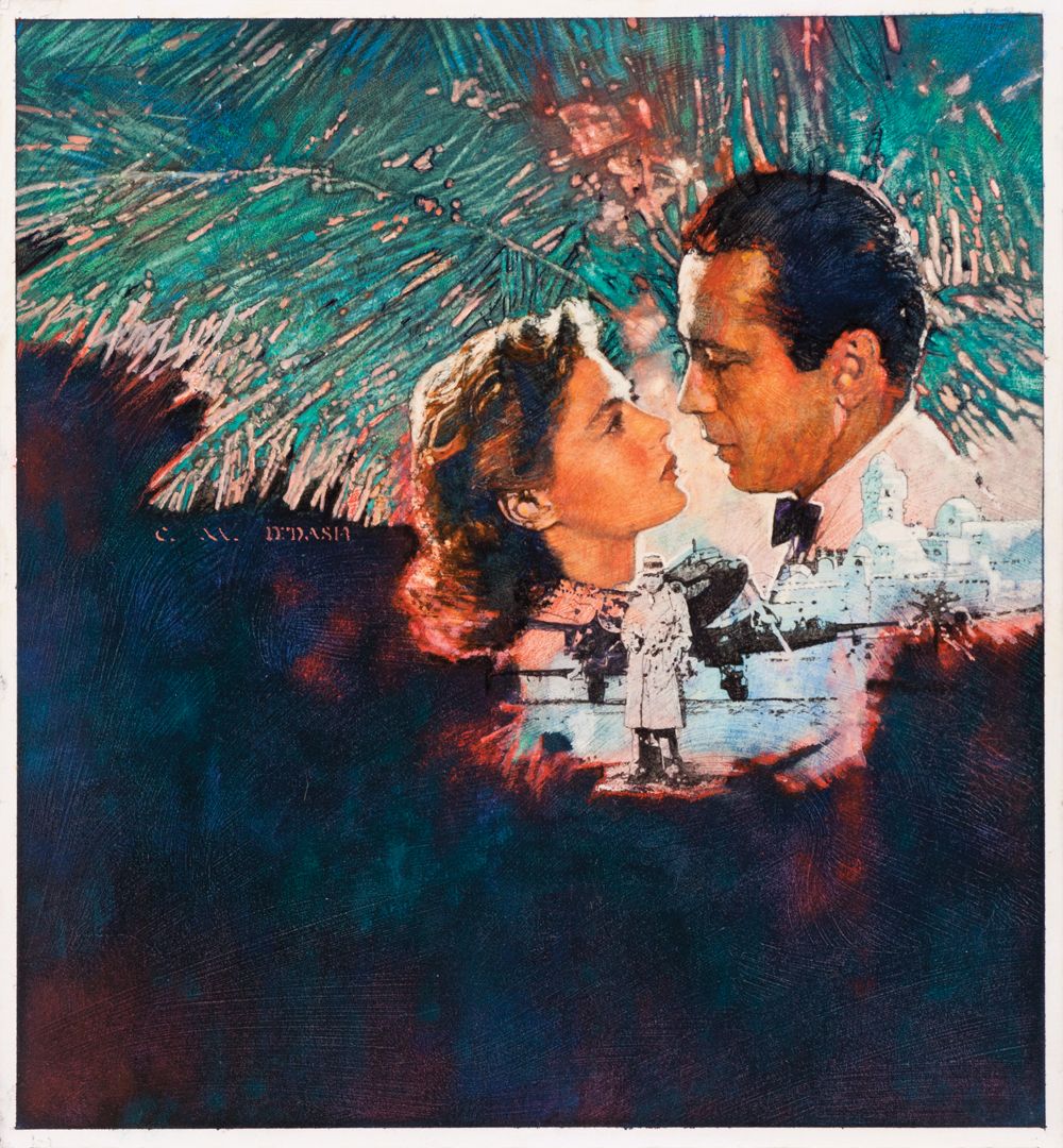 1000x1080 Michael Dudash Original Painting Titled - Casa Blanca Painting