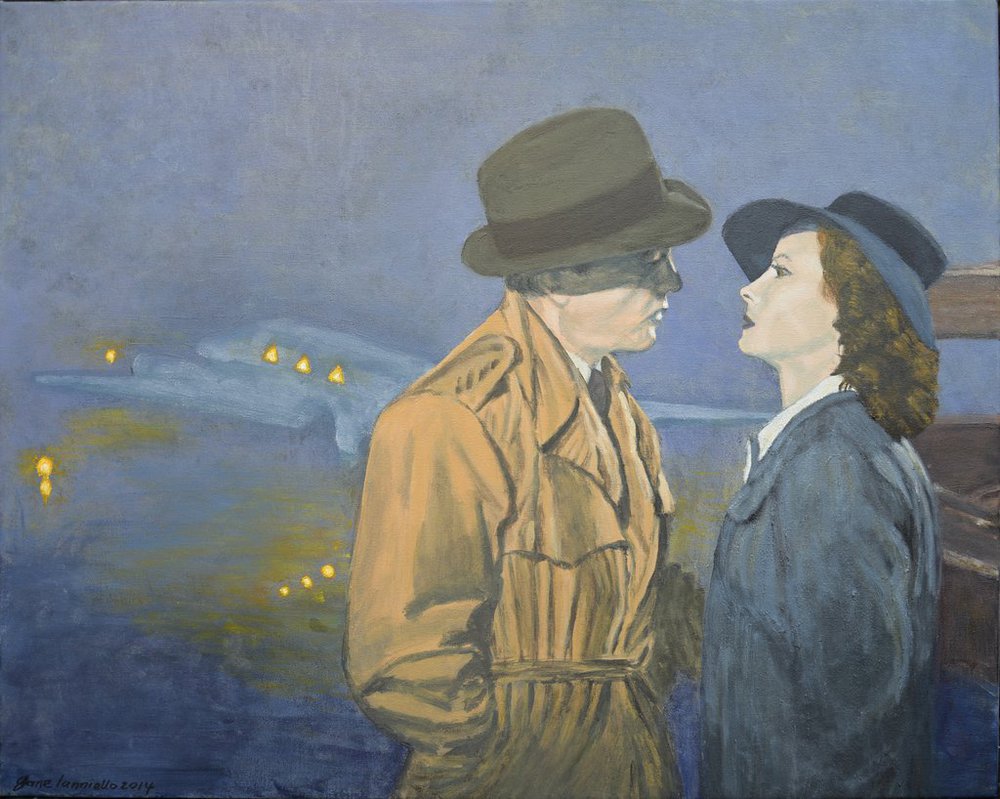 1000x799 Tribute To Casablanca By Janeianniello - Casa Blanca Painting