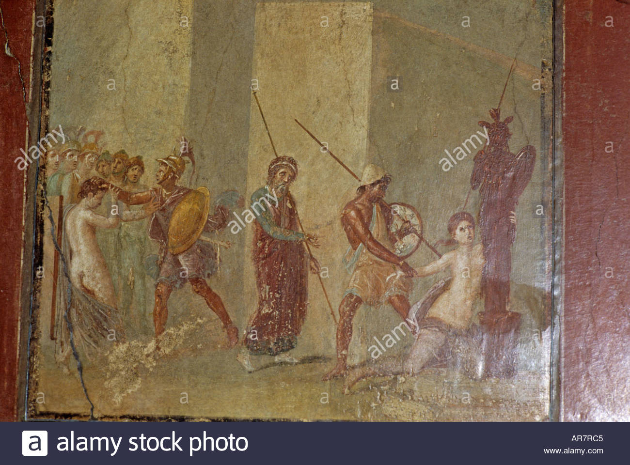 1300x960 Italy, Pompeii, Naples, Wall Painting From Ad79 In The Casa Del - Casa Painting
