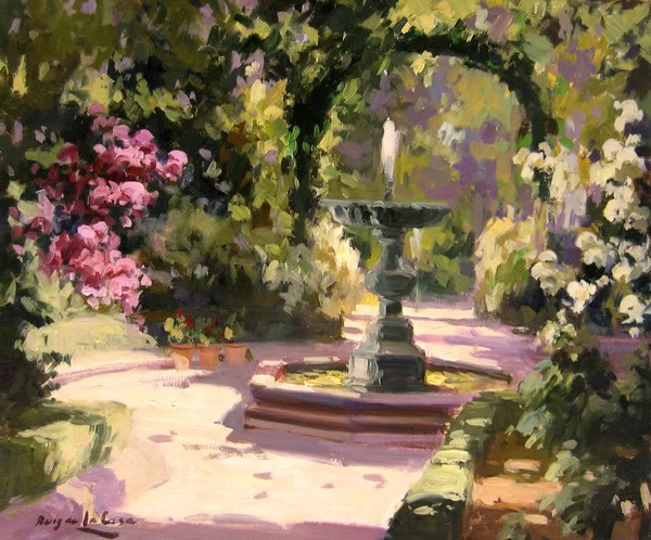 600x498 Spanish Painter Angel Ruiz De La Casa ~ Artists And Art - Casa Painting