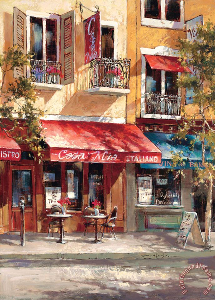 688x960 Brent Heighton Casa Mia Italiano Painting - Casa Painting