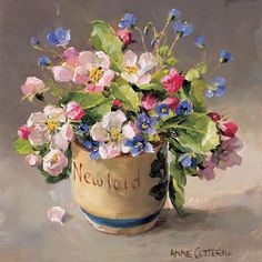 236x236 62) Pansies, Paintings - Casamento Painting