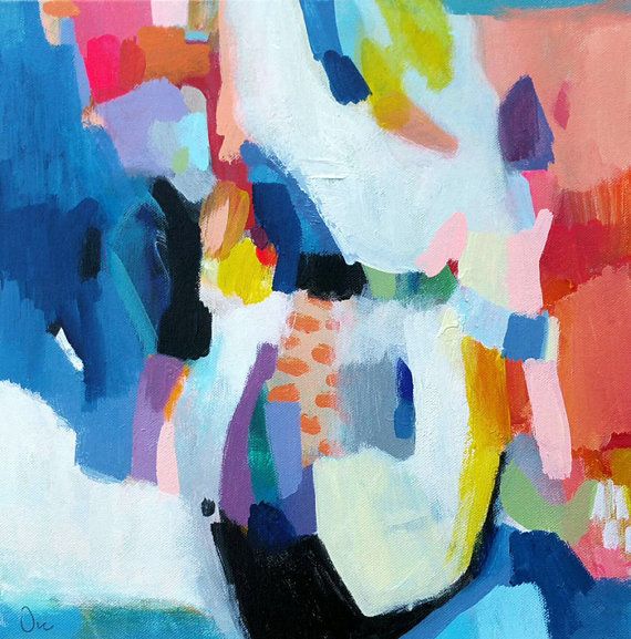 570x577 Wall Art Abstract Painting Art Print Gift For By Victoriatelier - Casamento Painting