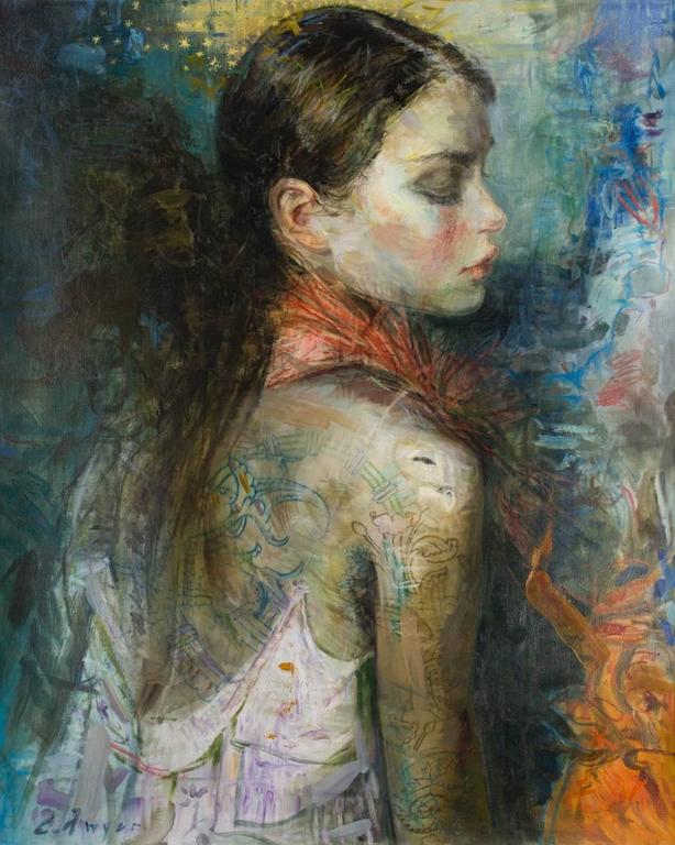 614x768 Charles Dwyer - Cassandra Painting