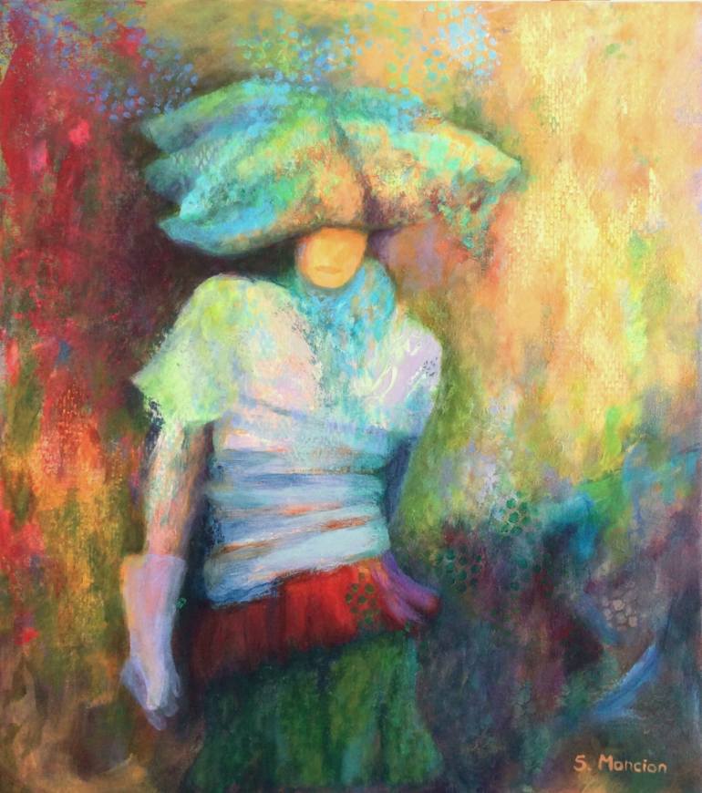 770x870 Saatchi Art Cassandra Painting By Sylvie Moncion - Cassandra Painting