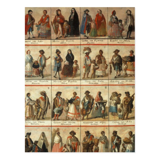 540x540 Casta Painting All Postcard - Casta Painting