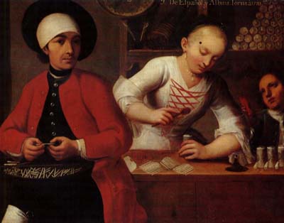 400x314 Colonial Casta - Casta Painting