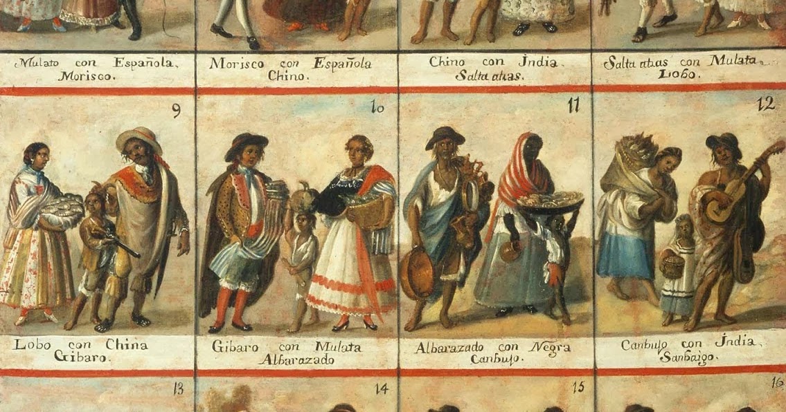 1135x596 Counterlight's Peculiars Casta Paintings From Mexico - Casta Painting