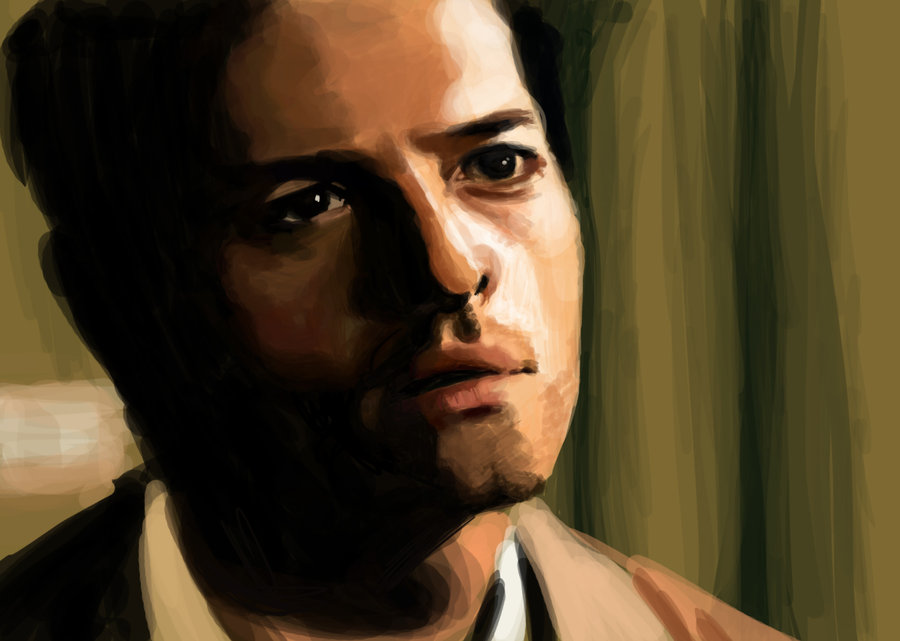 900x641 Castiel Digital Painting By Superfizz - Castiel Painting