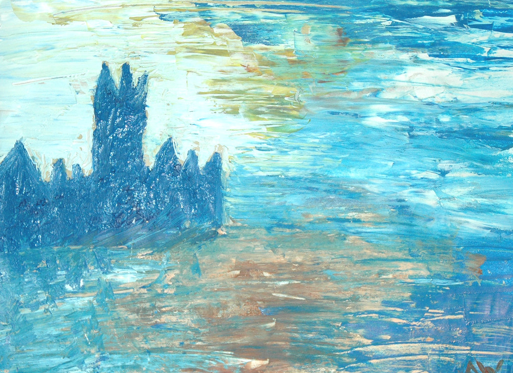 1024x744 Castle In The Sky This Dreamy And Wistful Painting - Castle In The Sky Painting