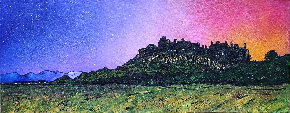 1000x390 Painting Amp Prints Of Stirling - Castle Landscape Painting