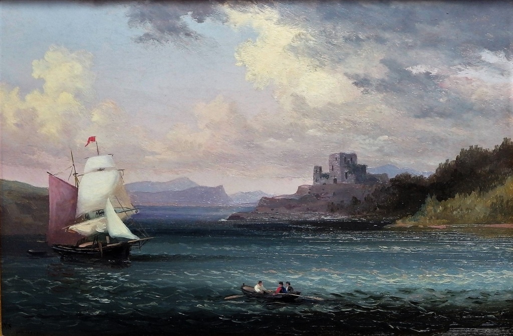 1024x670 Xanthus Smith Naturalist Castle Landscape Painting Lofty Marketplace - Castle Landscape Painting