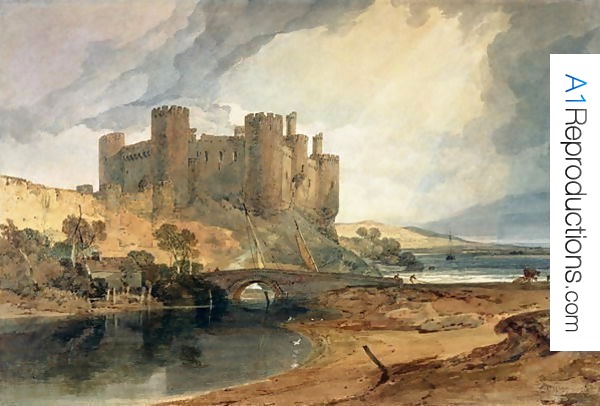 600x406 Conway Castle 4 Oil Painting Reproductions, Conway Castle 4 Oil - Castle Oil Painting
