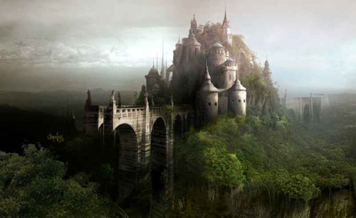 500x307 Fantasy Castles 60 Castle Art Paintings That You Should See - Castle Painting