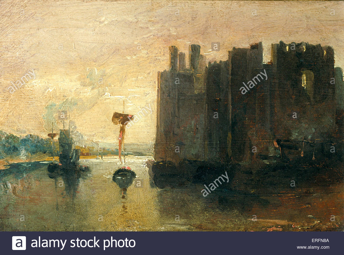1300x963 Caernarvon Castle' - Castle Painting