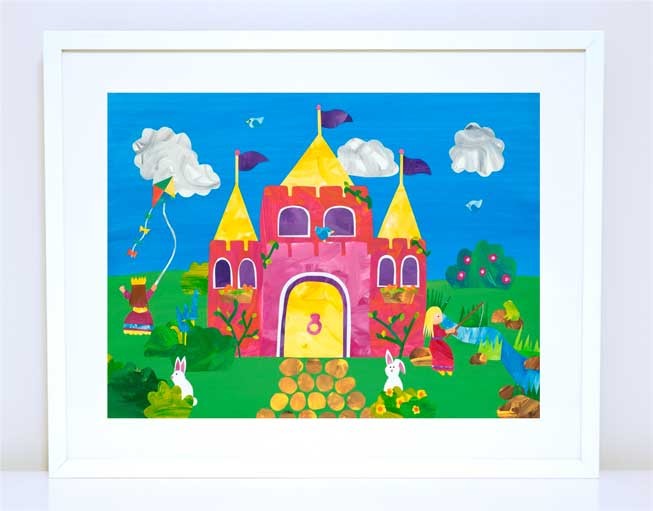 Castle Painting For Kids At PaintingValley Com Explore Collection Of   Castle Painting For Kids 14 