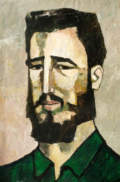 395x600 Portrait Of Fidel Castro, 1961 - Castro Painting