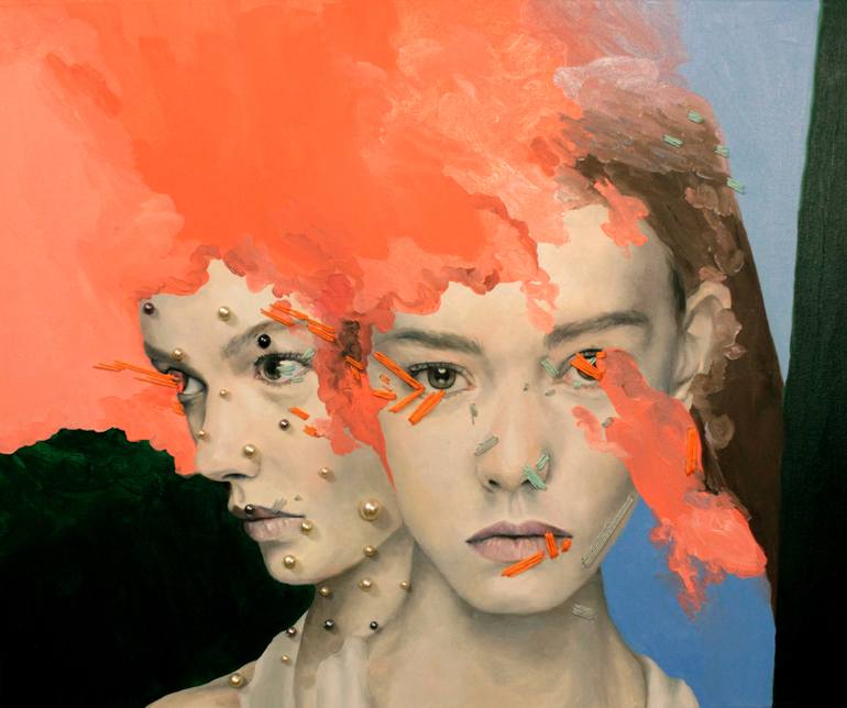 770x644 Saatchi Art Determinations And Dreams Painting By Andrea Castro - Castro Painting