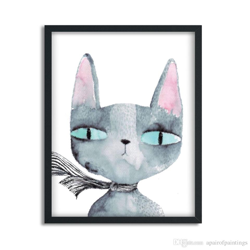 Cat Cartoon Painting