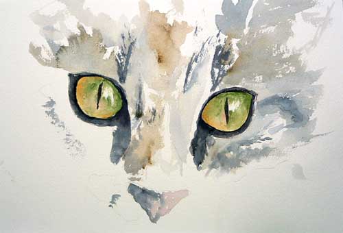 500x340 Let's Make A Painting How To Paint Cat's Eyes - Cat Eye Painting