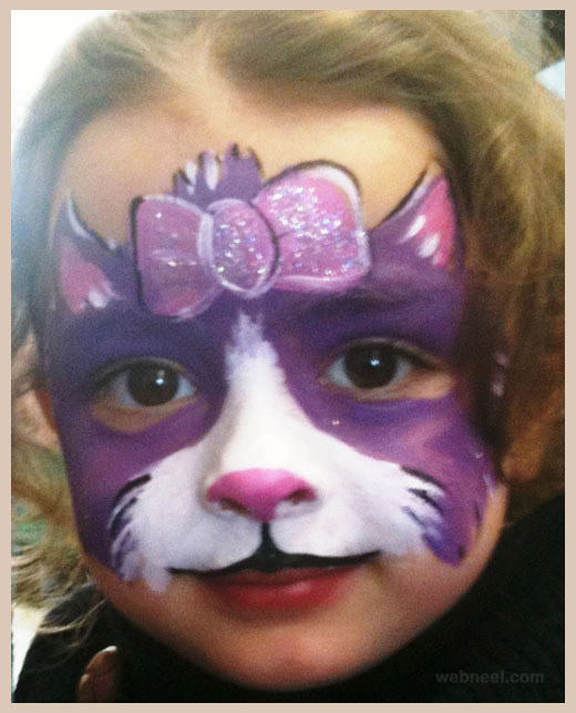 520x643 Cat Face Paint 26 - Cat Face Painting