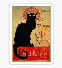 210x230 Cat Noir Painting Amp Mixed Media Stickers Redbubble - Cat Noir Painting