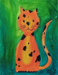 234x300 Kids Class - Cat Painting For Kids