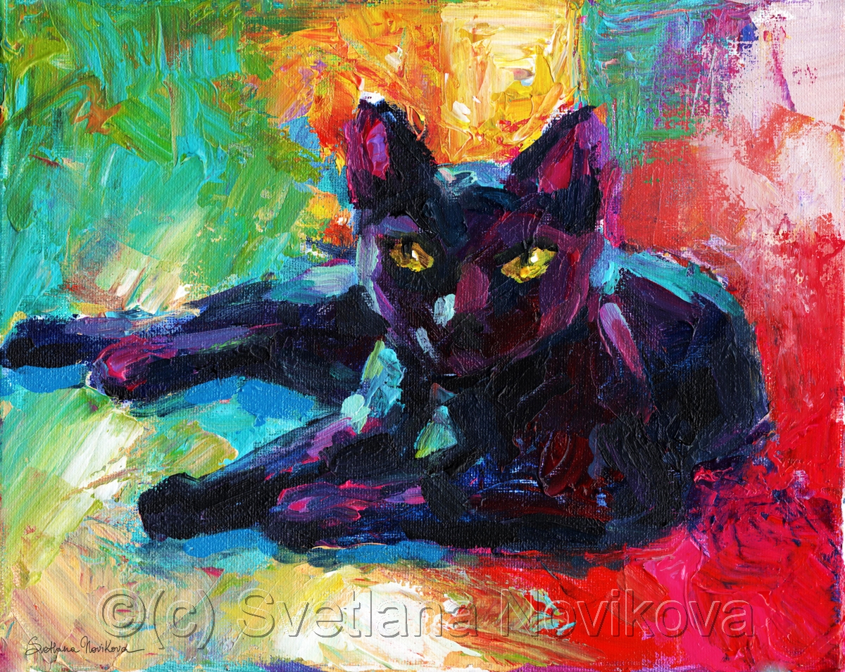 Коты в живописи импрессионистов