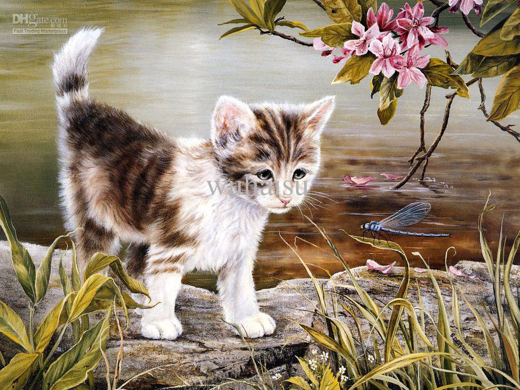 Cat Painting Oil