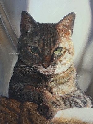 300x400 Pet Paintings Classy Pet Portraits Done Anyway You Like - Cat Painting Oil