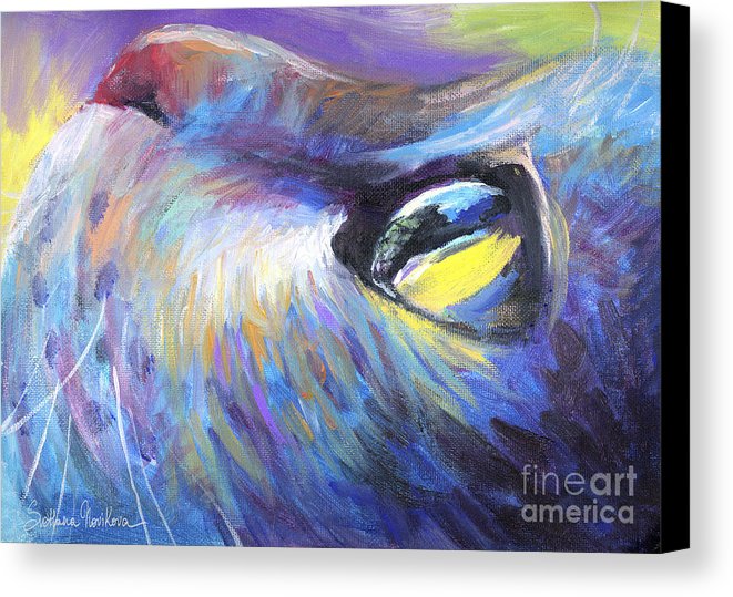 661x539 Dreamer Tubby Cat Painting Canvas Print Canvas Art By Svetlana - Cat Painting On Canvas