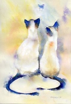 236x342 Pin By Janet Jacob On Art Cat, Watercolor And Cat - Cat Watercolor Painting
