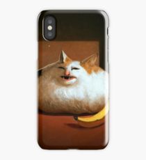 210x230 Cat Banana Meme Iphone Cases Amp Covers For X, 88 Plus, 77 Plus - Cat With Banana Painting