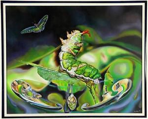 300x242 Dan Schilling Caterpillar Soup - Caterpillar Painting