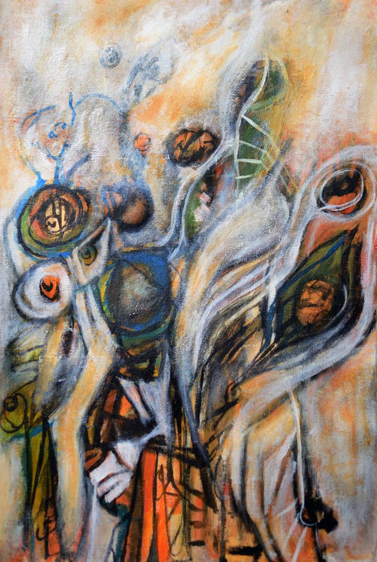 770x1147 Saatchi Art Where's The Caterpillar Painting By John Sy - Caterpillar Painting