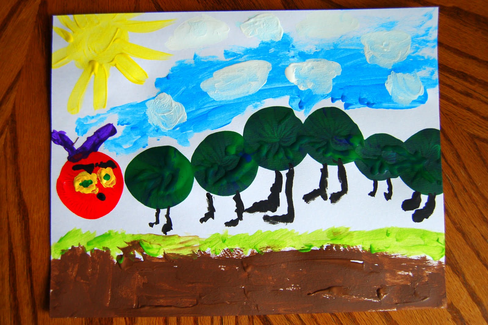 1600x1065 Story Time The Very Hungry Caterpillar With Crafts I Heart - Caterpillar Painting