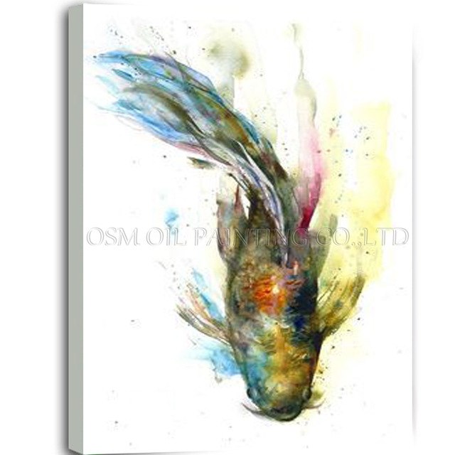 640x640 Free Shipping High Quality Handmade Unique Wall Art Fish Animal - Catfish Painting