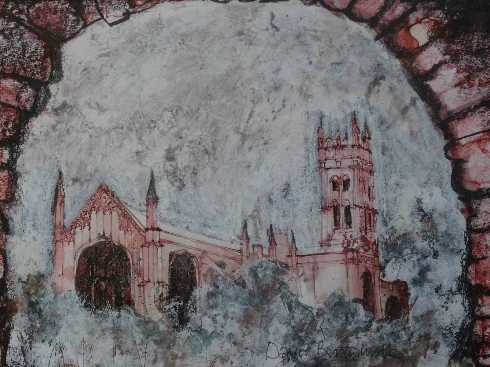 1600x1200 Study - Cathedral Painting