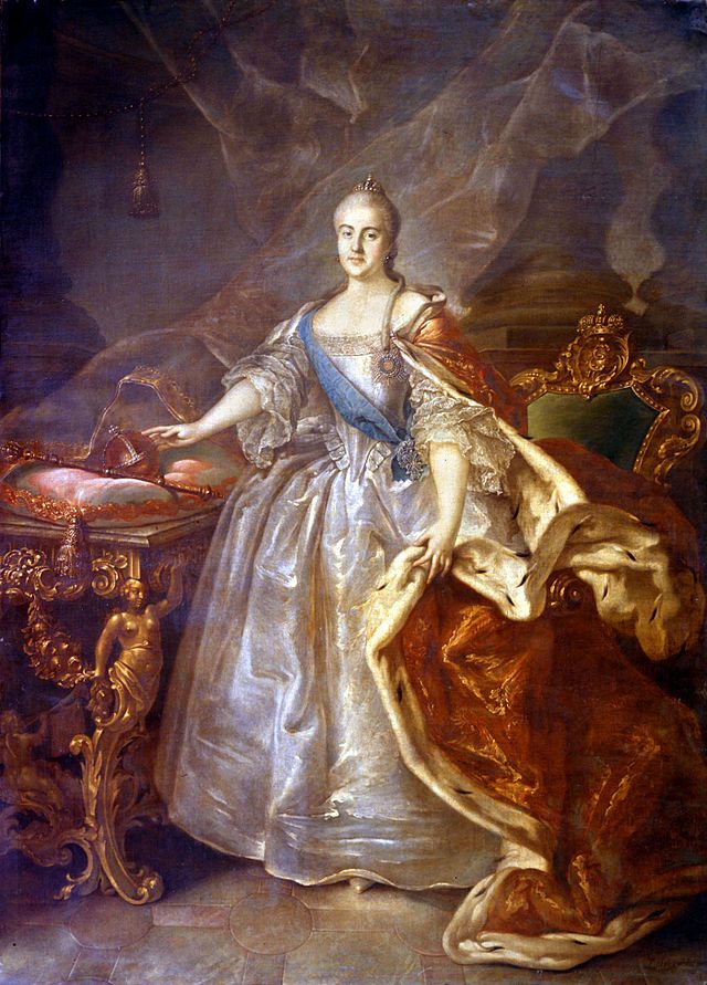 640x891 Retrato De Catarina Ii, 1762. Ivan Argunov. Arte - Catherine The Great Painting
