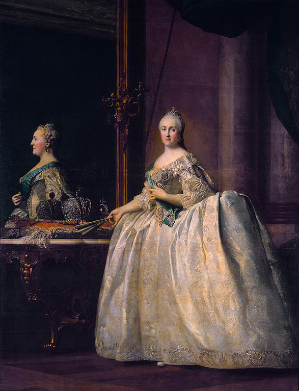 587x767 Winter Palace Research Catherine The Great's Wardrobe - Catherine The Great Painting