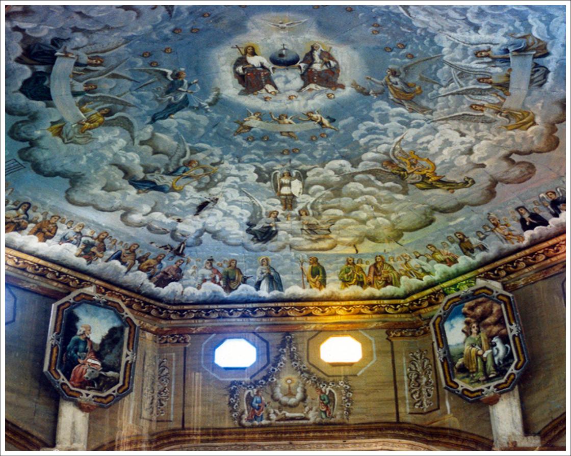 1120x895 Fileceiling Paintings Of Balilihan Rc Church.jpg - Catholic Church Painting