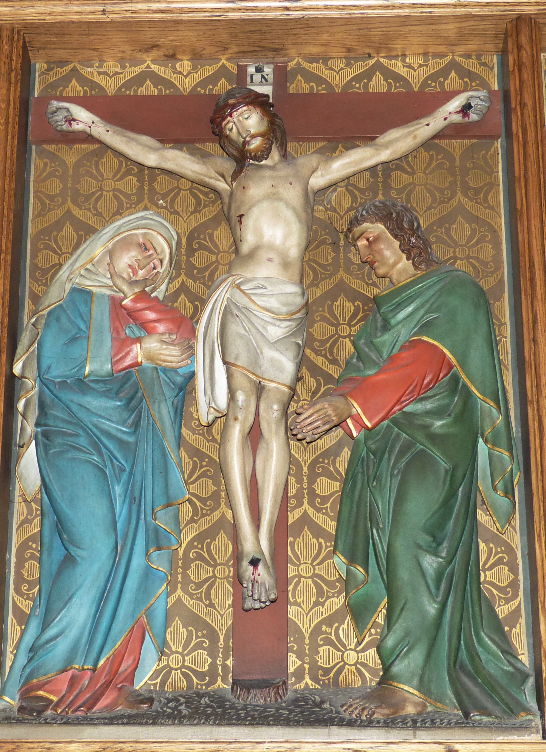 1801x2481 Free Images Statue, Religion, Church, Death, Painting, Catholic - Catholic Cross Painting