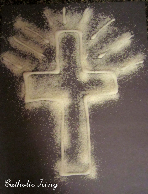 518x681 Fun And Easy Cross Craft For Kids - Catholic Cross Painting