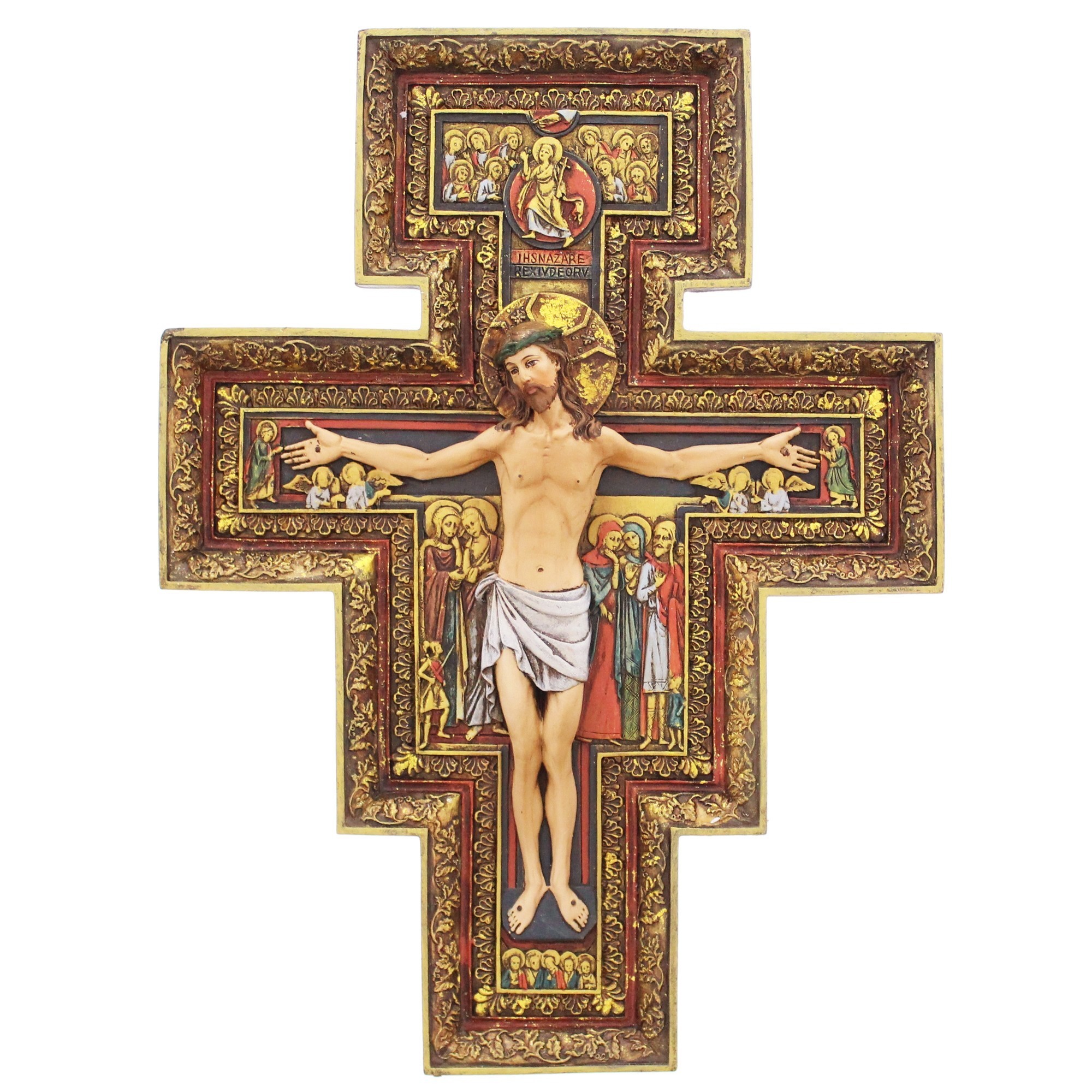 2000x2000 Hand Painted Wall Crucifixes The Catholic Company - Catholic Cross Painting