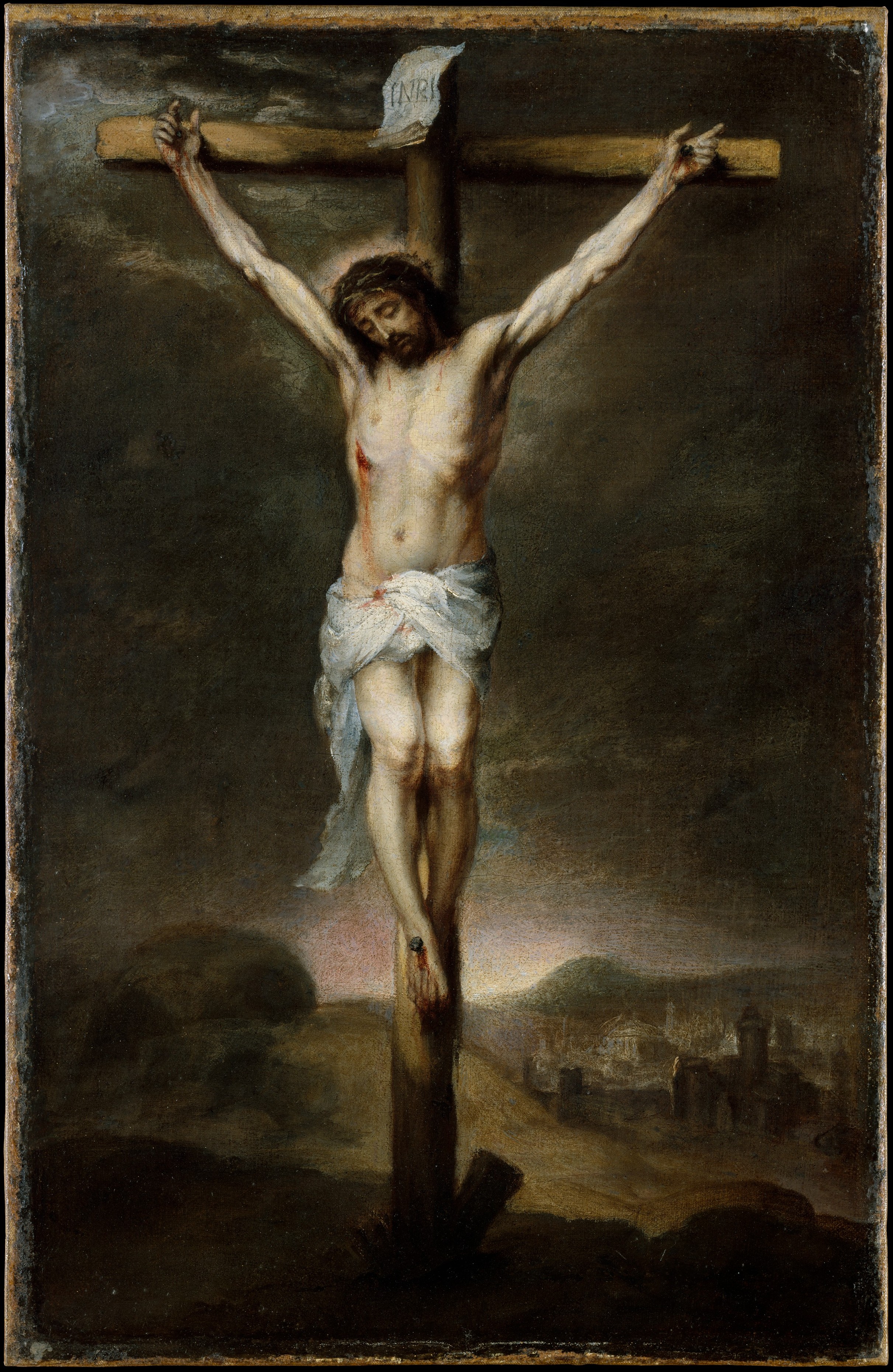 2422x3722 Murillo The Crucifixion The Met - Catholic Cross Painting