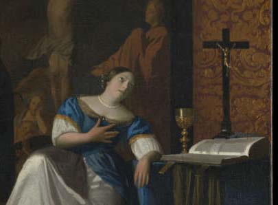 405x298 Johannes Vermeer, Allegory Of Faith, Exploded View, Metropolitan - Catholic Mass Painting